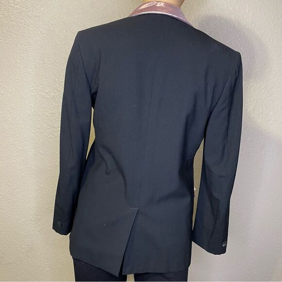 Lord West One Of A Kind Custom Blazer Black with Pink Embellishments Size Small - Picture 5 of 13